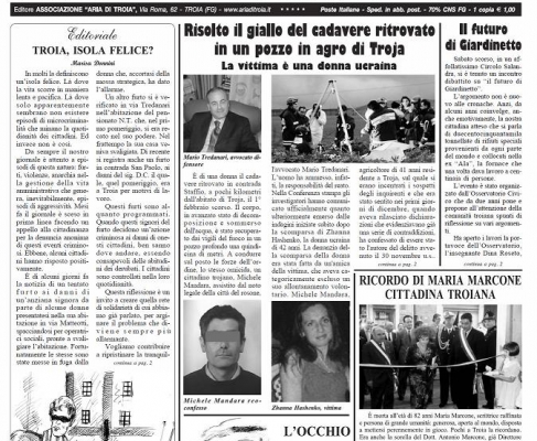 Aria di Troia e del Preappennino Febbraio 2014
